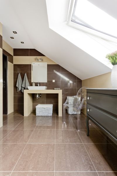 Attic Bathroom Installation in Sandy